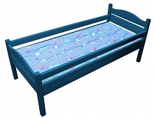 Кровать детская c доской безопасности цветная